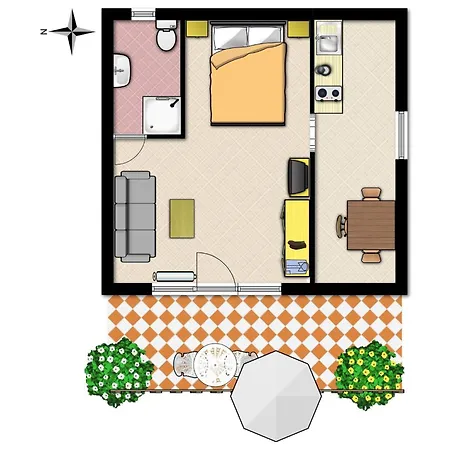 Daire Gemuetliche Fuer 3 Personen By Interhome Zalakaros
